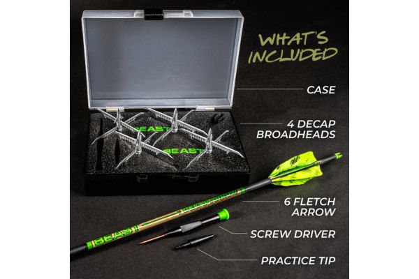 BEAST-DECAPPER 4" 165GR WITH ARROW