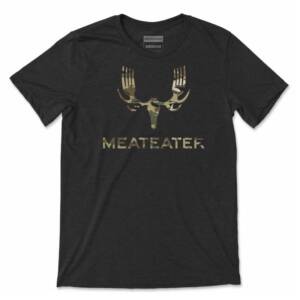 MEATEATER CAMO FORKS T-SHIRT CHARCOAL -  XL