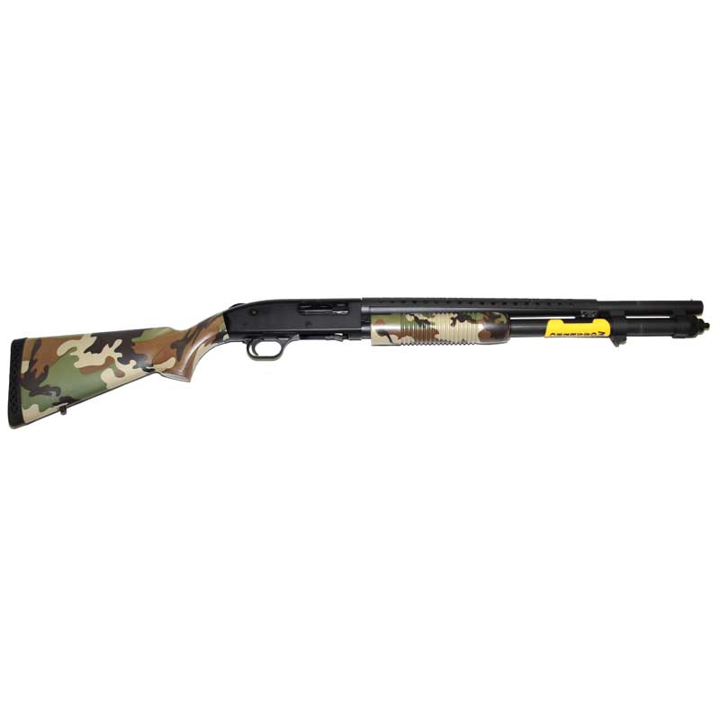 USED MOSSBERG 590 WOODLAND TACT 12-3" 20"