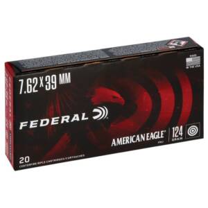 AMERICAN EAGLE 7.62x39 124gr FMJ