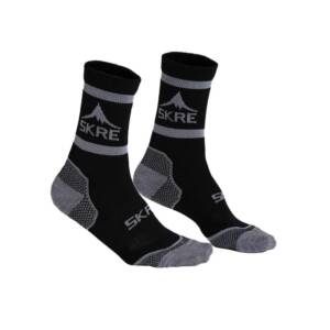 SKRE ACCELERATOR SOCK BLACK/GREY LRG