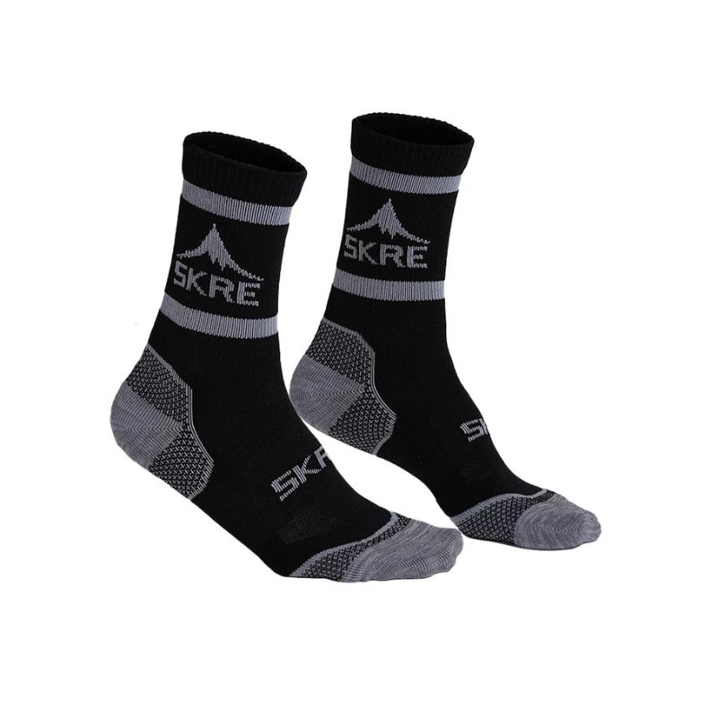SKRE ACCELERATOR SOCK BLACK/GREY XL