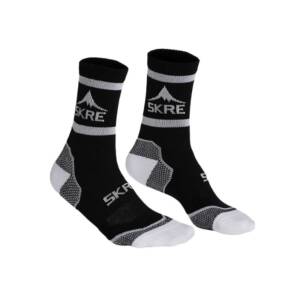 SKRE ACCELERATOR SOCK BLACK/WHITE LRG