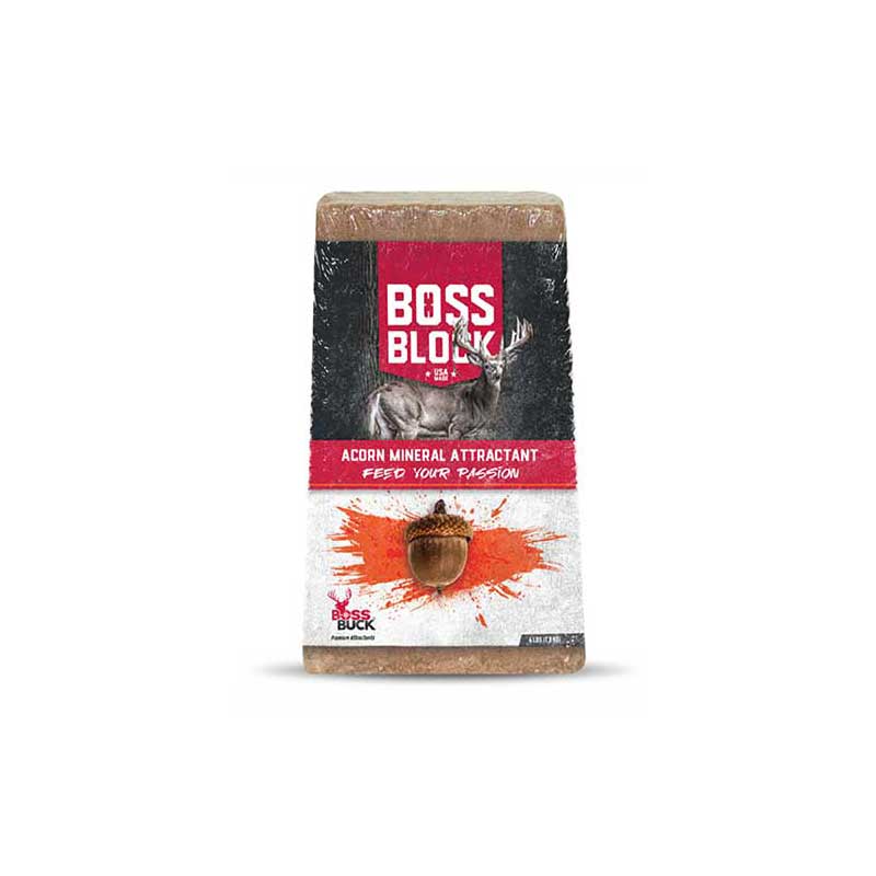 BOSS BUCK BOSS BLOCK ATTRACTANT 4 LB - ACORN