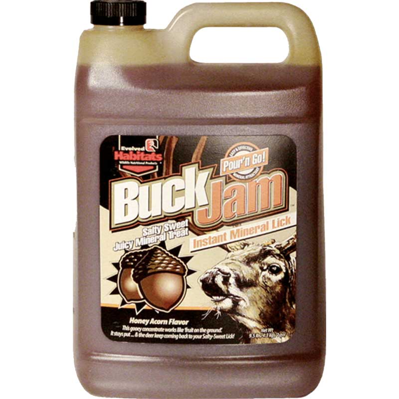 EVOLVED BUCK JAM 1GAL - HONEY ACORN