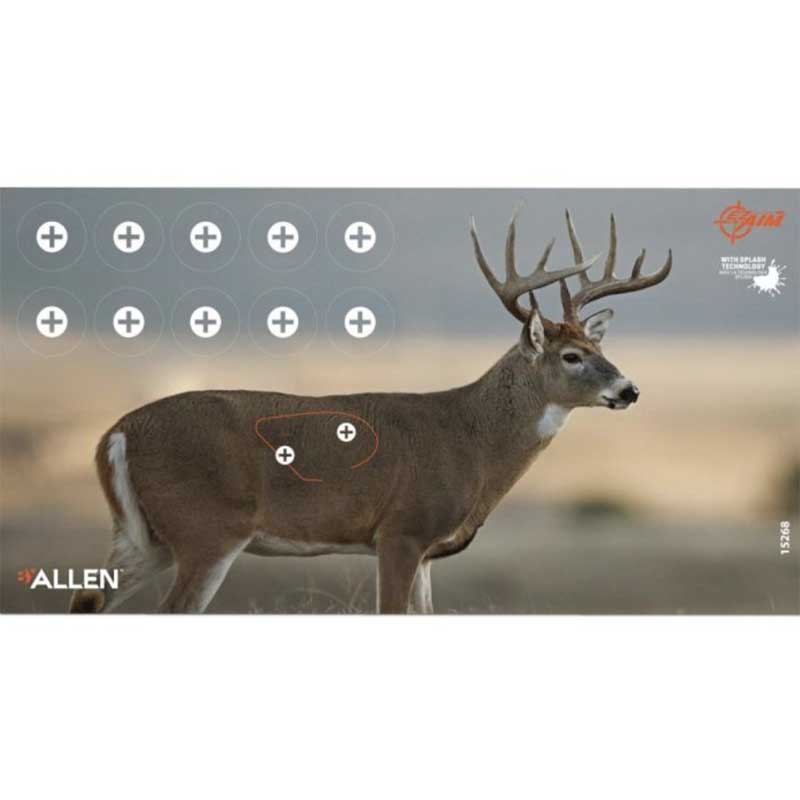ALLEN EZ AIM SPLASH TARGET - 12x18 WHITETAIL 3pk