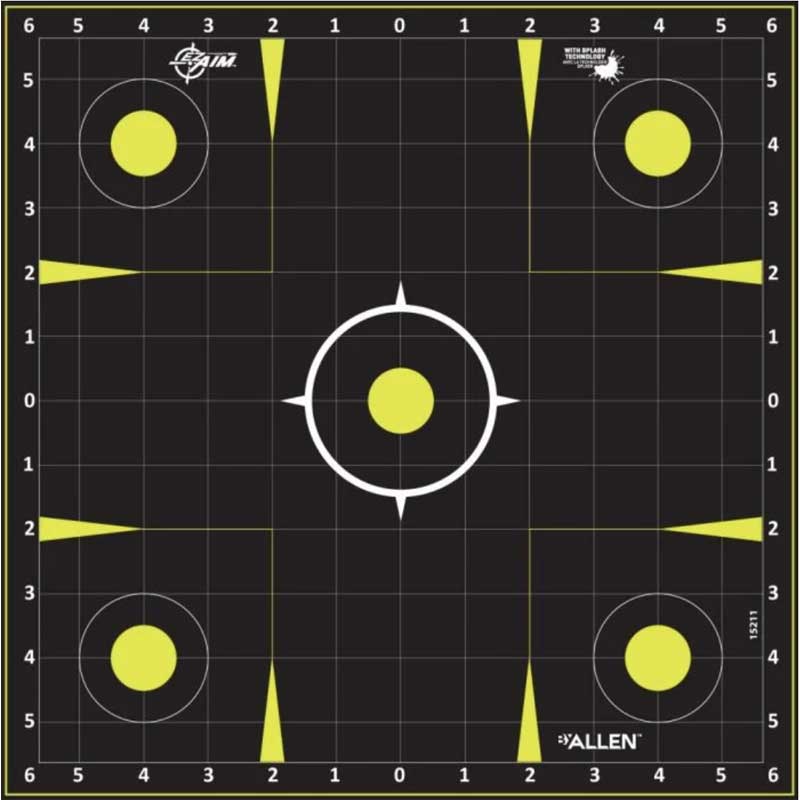 ALLEN EZ AIM SPLASH TARGET - 12x12 SIGHT-IN 12pk
