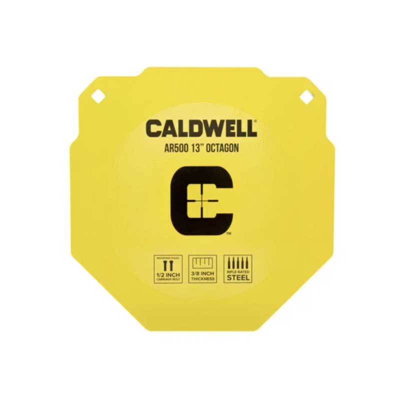 CALDWELL AR500 13" OCTAGON TARGET