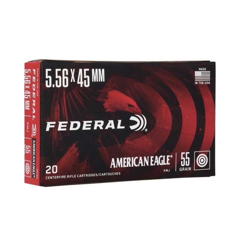 AMERICAN EAGLE 5.56x45mm 55gr FMJ